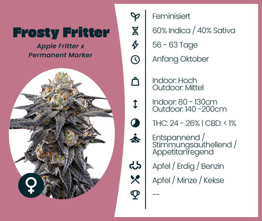Gratis Cannabis Samen - Frosty Fritter